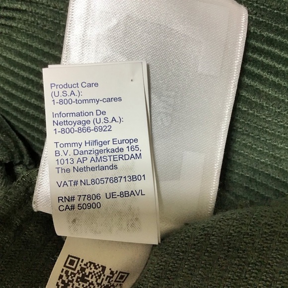 Tommy Hilfiger Green Corduroy Overall Dress - Picture 9 of 12